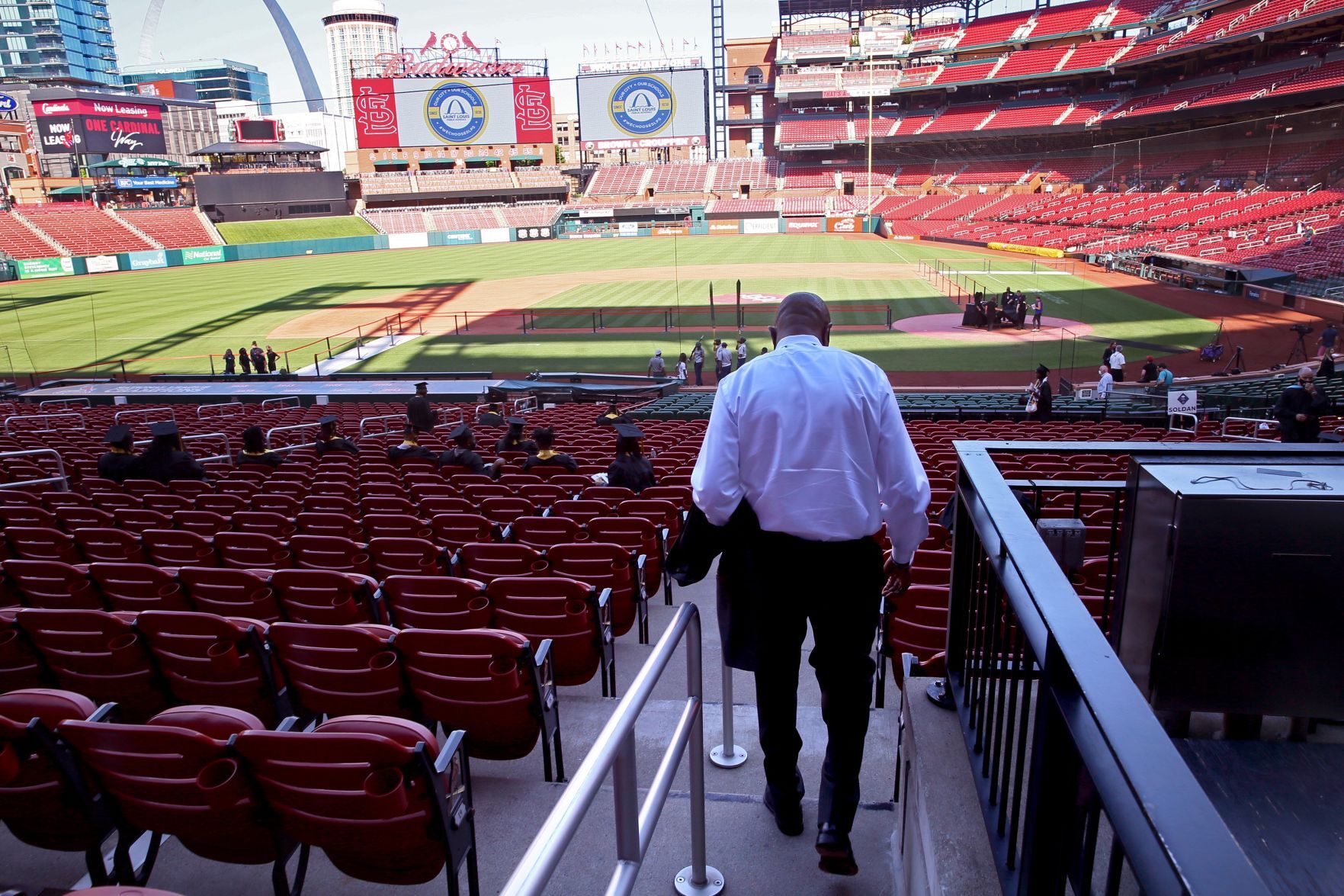 SLPS hold graduation ceremonies at Busch Stadium